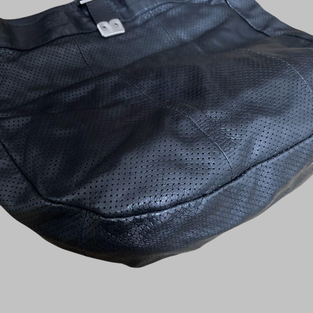 PUNCHING LEATHER TOTE BAG 3076B メッシュレザー