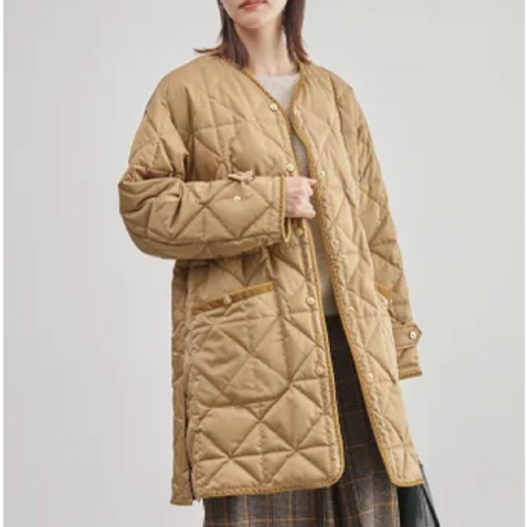 ROPE TAION×LIMONTA 軽量Vネックキルティング ミドルコート - メルカリ