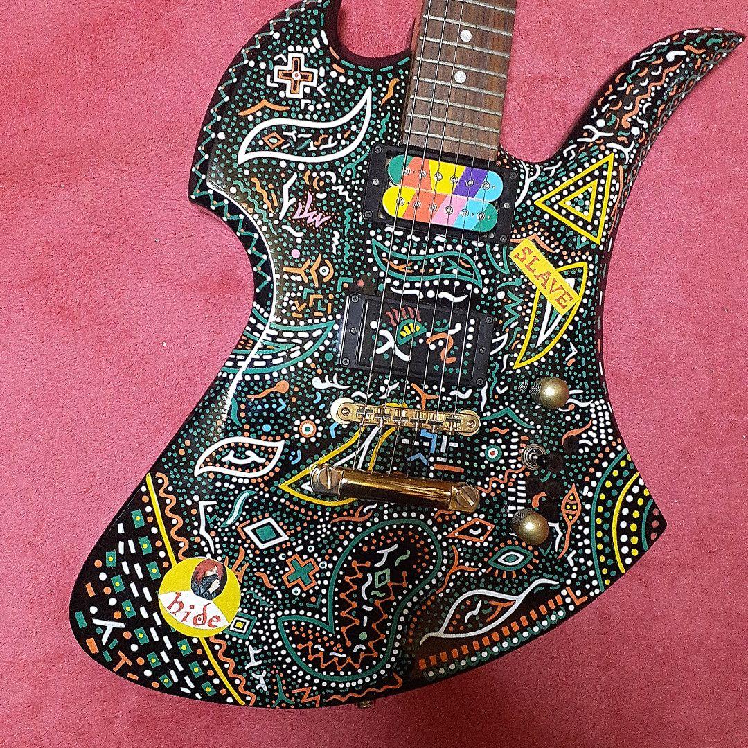 【良・美品】アメーバペイント・hideモデル。モッキンバード。ソフトケース付属。