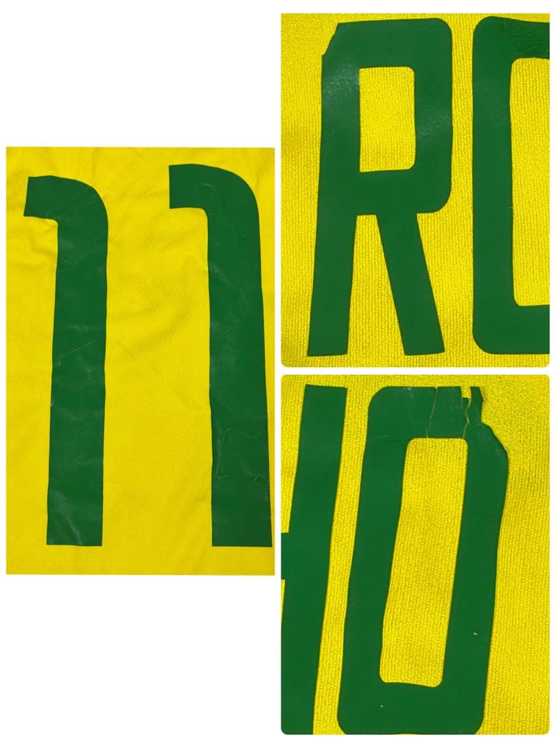 ナイキ ロナウジーニョ ブラジル代表 11 長袖 ユニフォーム 2002年 XL