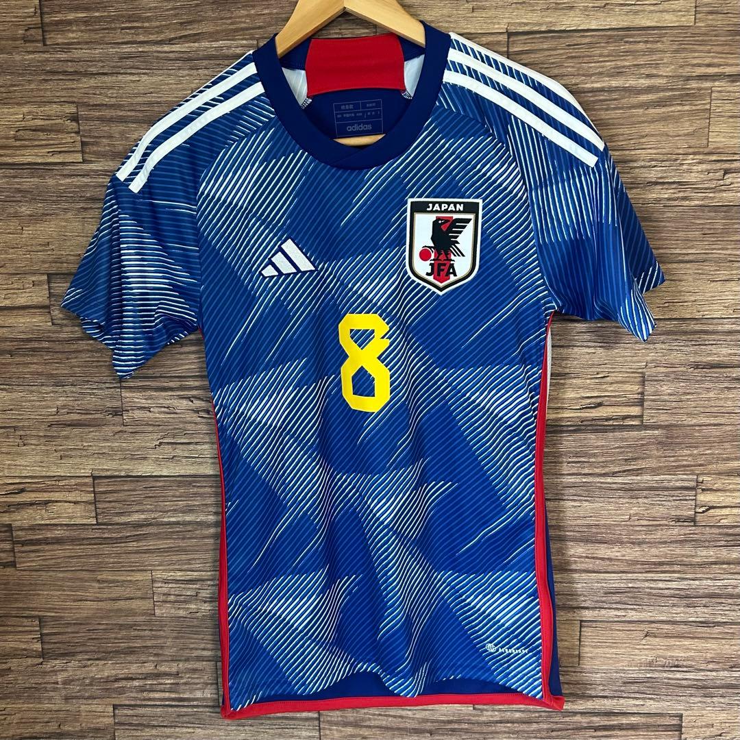 adidas 日本代表 サッカー ユニフォーム サイズS 堂安律 2022 W杯