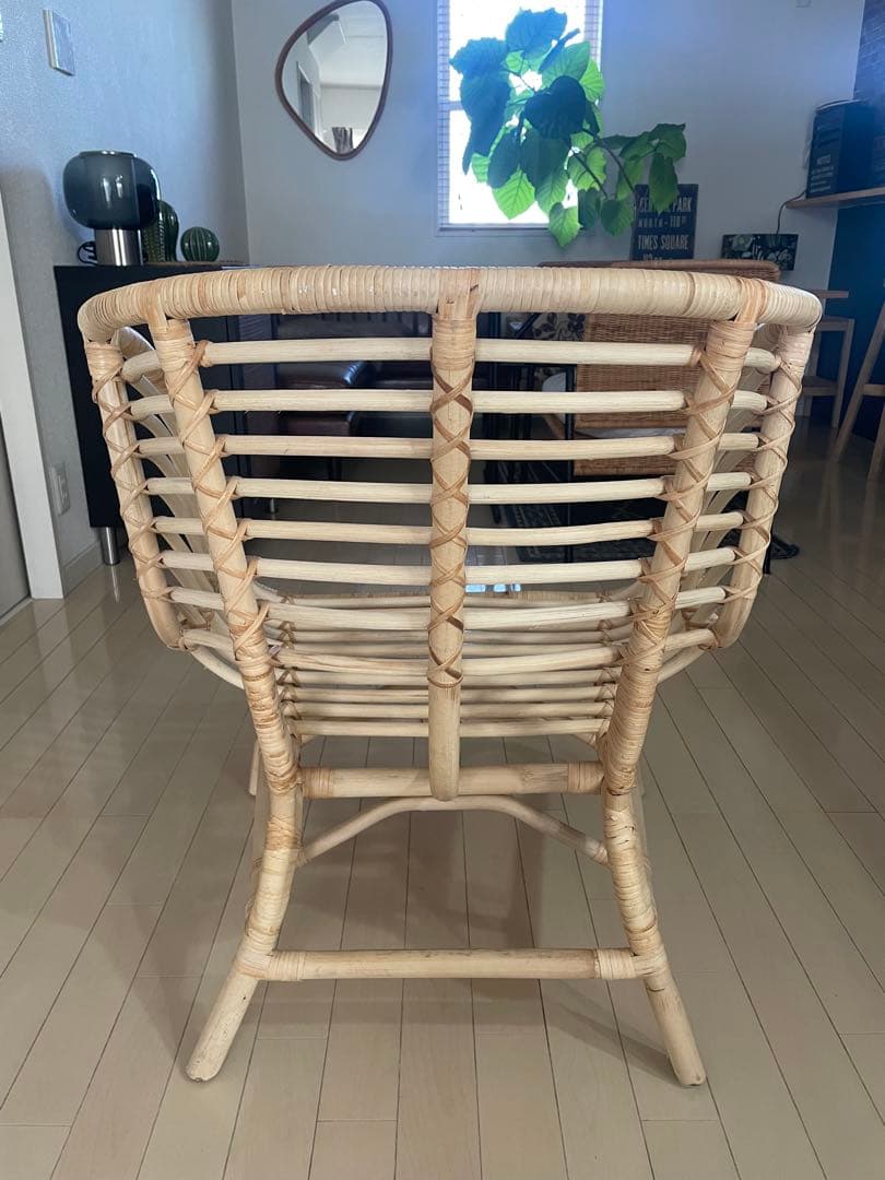 愛知発廃盤入手困難品IKEAラタンチェア ブクスボーBUSKBOパーソナル