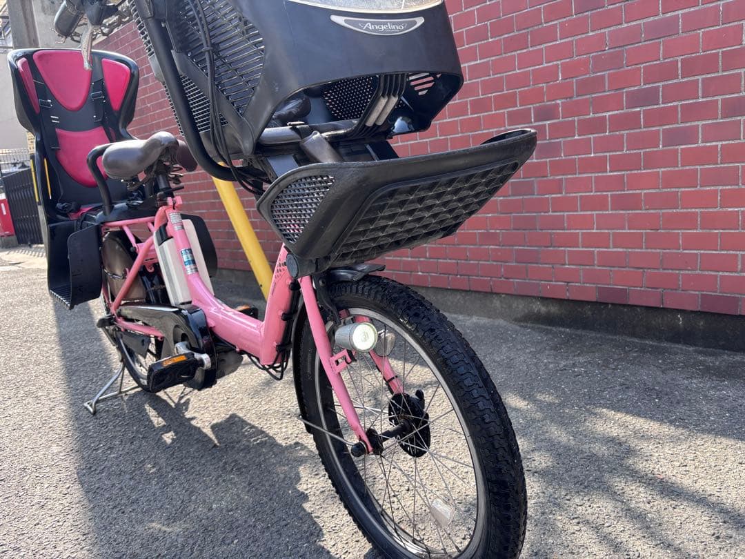 BRIDGESTONE アンジェリーノ電動自転車3人乗り - メルカリ