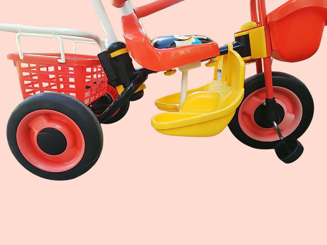 三輪車 アイデス ミッキーマウス ミッキー 赤 レッド