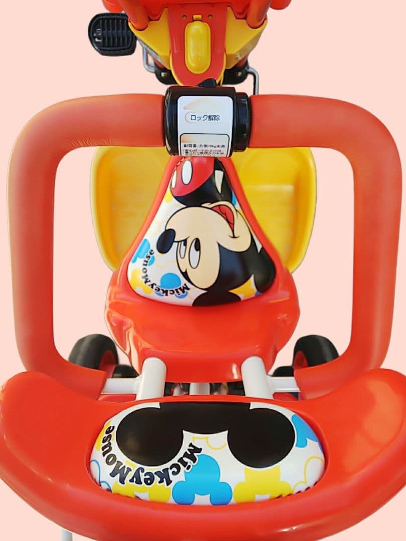 三輪車 アイデス ミッキーマウス ミッキー 赤 レッド