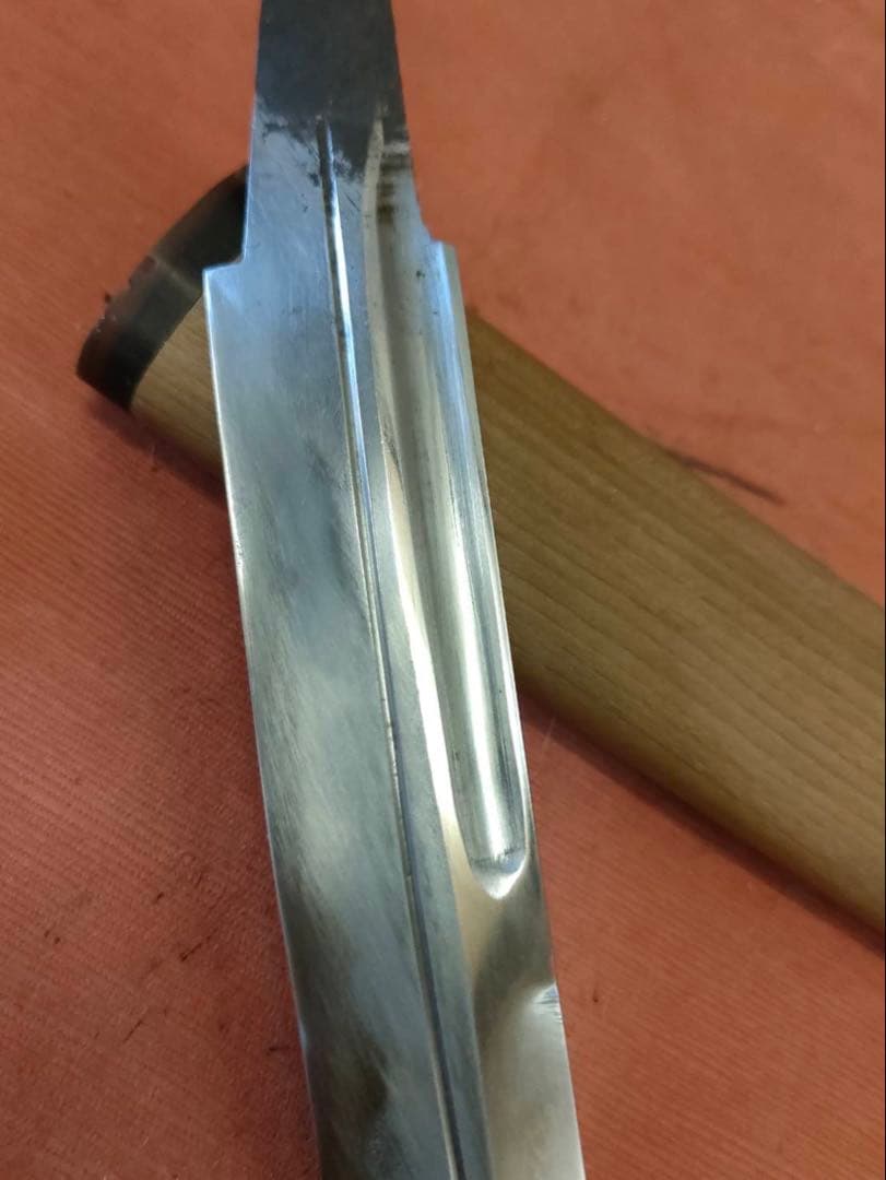 残欠刀 合法サイズに切断済 アウトドア、工作ナイフに - メルカリ