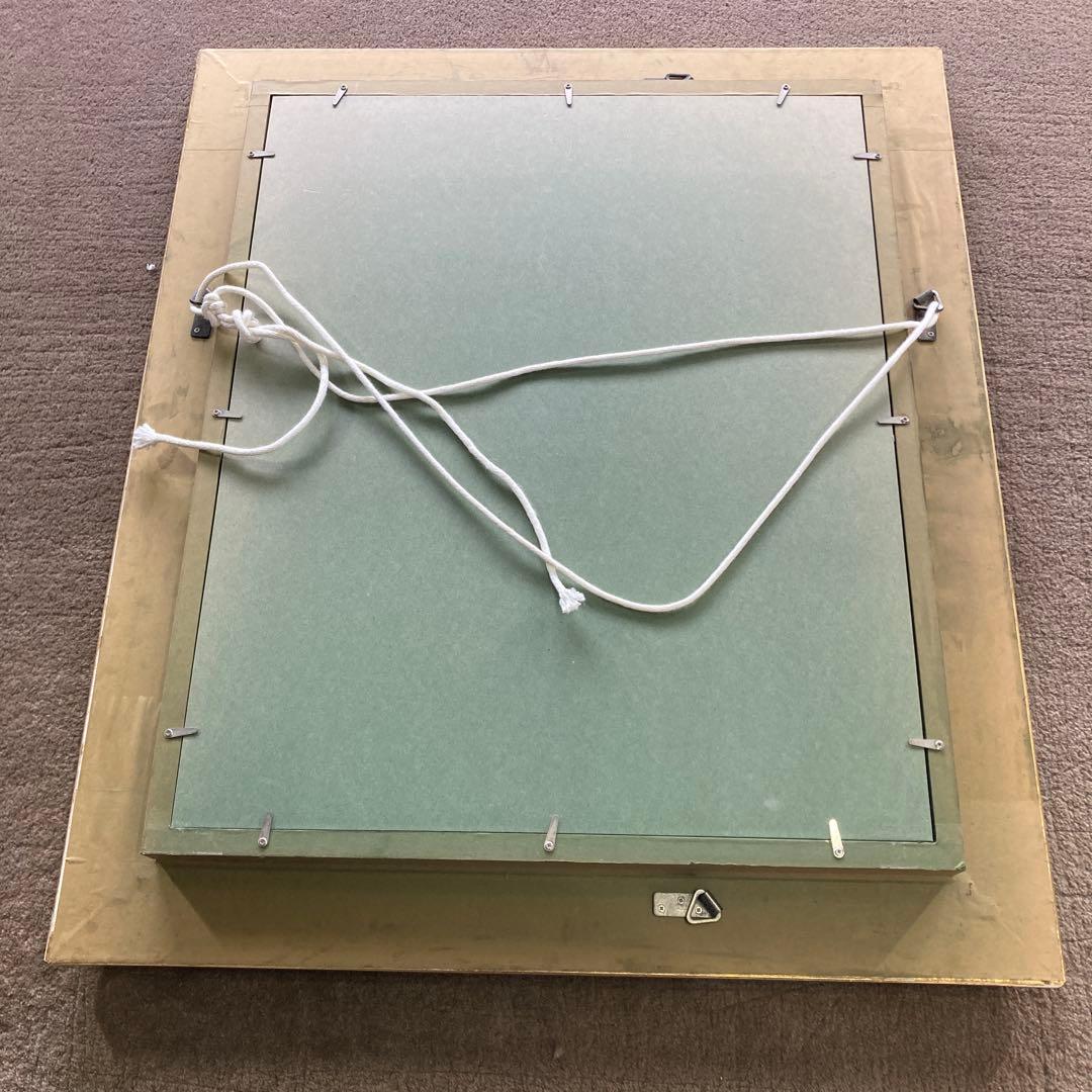 ゴッホ ひまわり 豪華白金 額装済み 70cm x 60cm