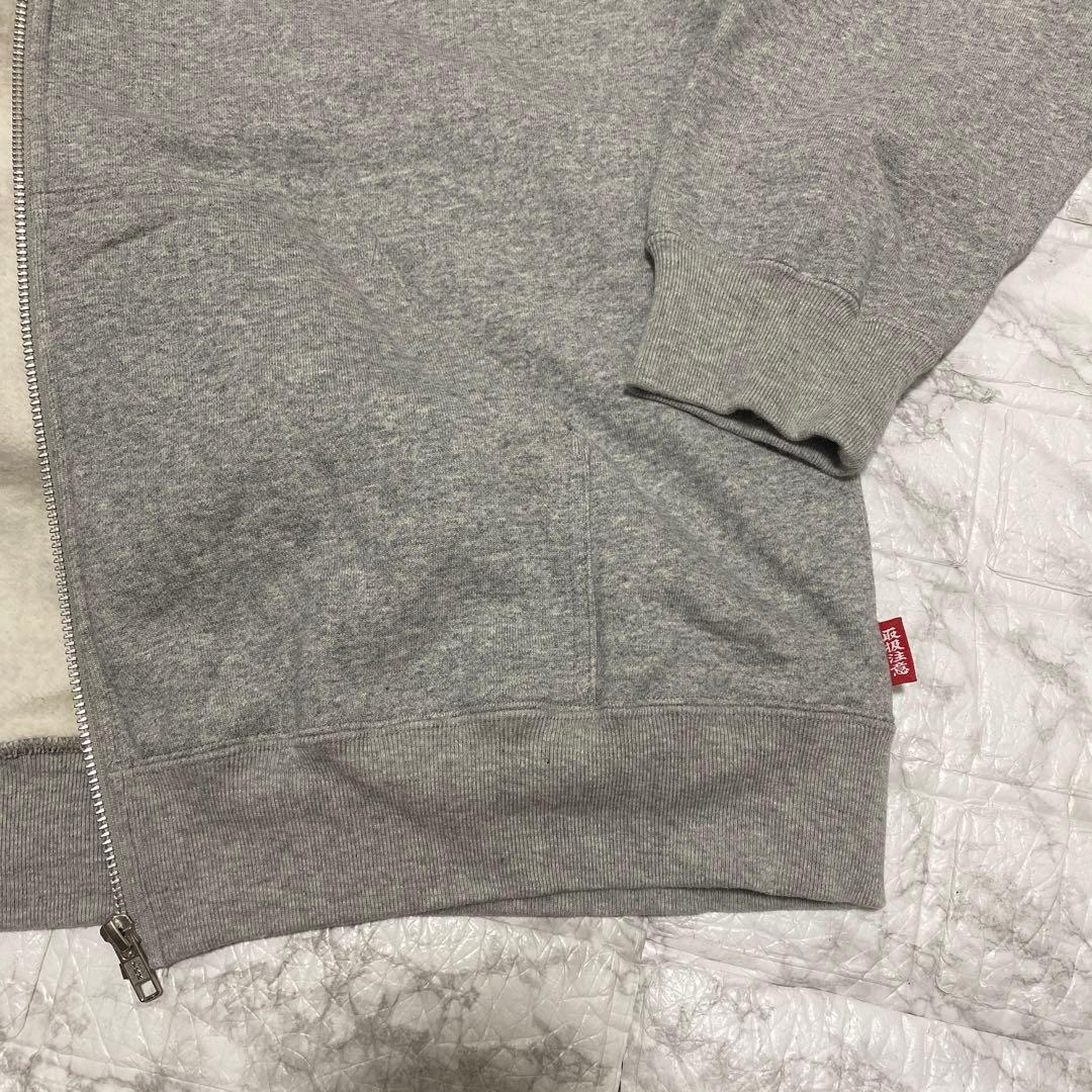 美品】BlackEyePatch 取扱注意 ジップパーカー グレー Lサイズ - メルカリ