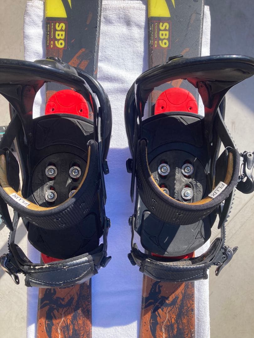 ショート(ファン)スキー スノーボード ブーツ用SALOMON×FLUX 赤 - メルカリ