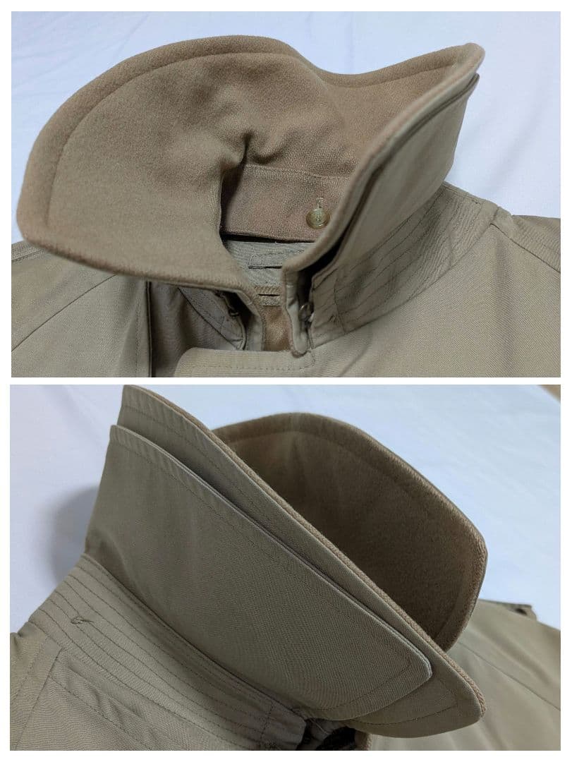 80s ブルックスブラザーズ USA製 トレンチコート ライナー付き 比翼