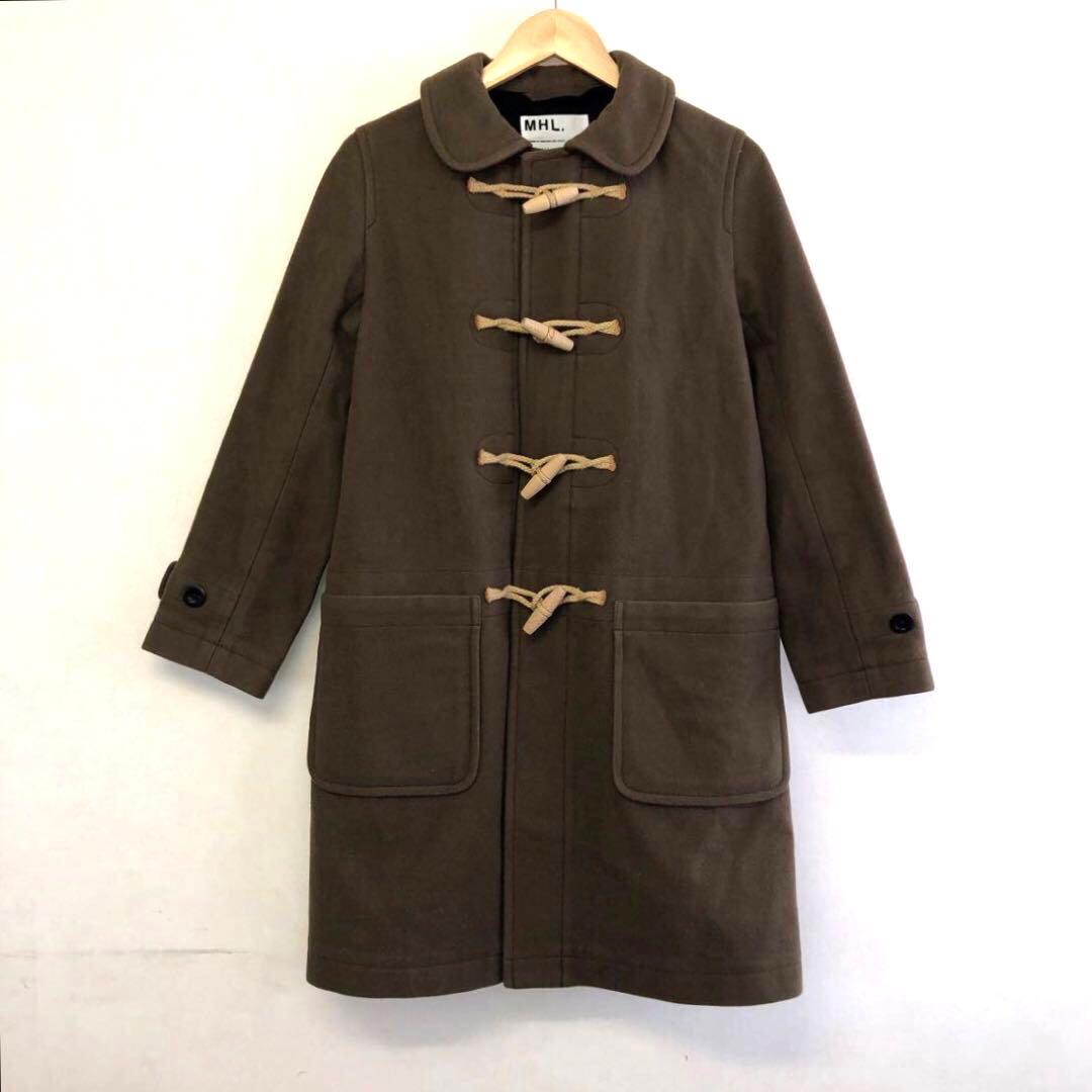 マーガレットハウエル MHL ダッフル コート ロング ウール 木製トグル