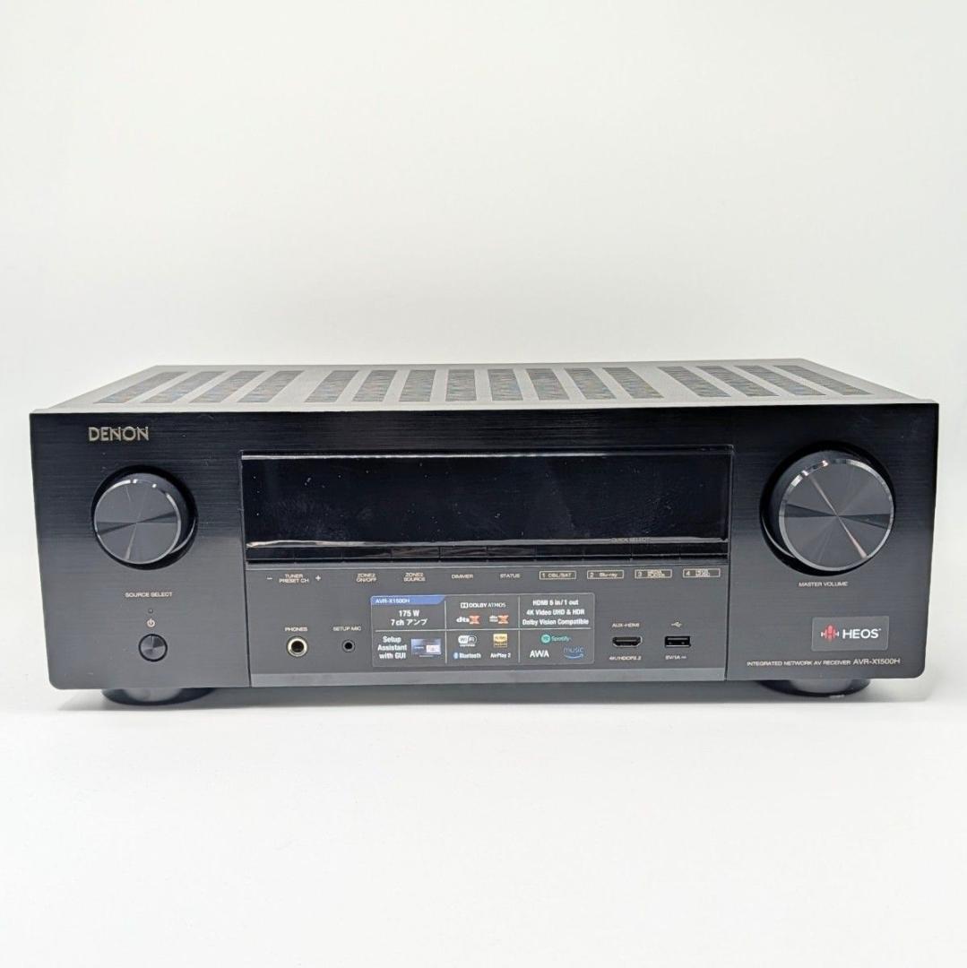 【新品級】DENON 7.2ch AVサラウンドレシーバー AVR-X1500H