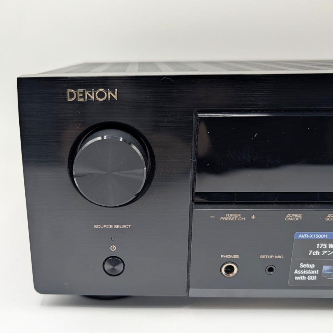 【新品級】DENON 7.2ch AVサラウンドレシーバー AVR-X1500H