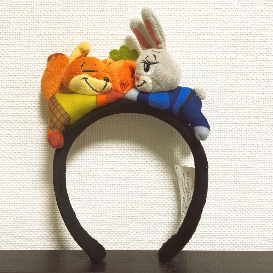 上海ディズニー ズートピア カチューシャ ニック ジュディ - メルカリ