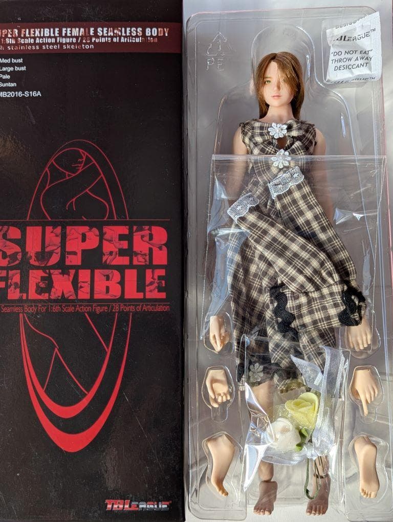 TBLeague S16A オリジナルヘッド＆衣装付き シームレス 人形