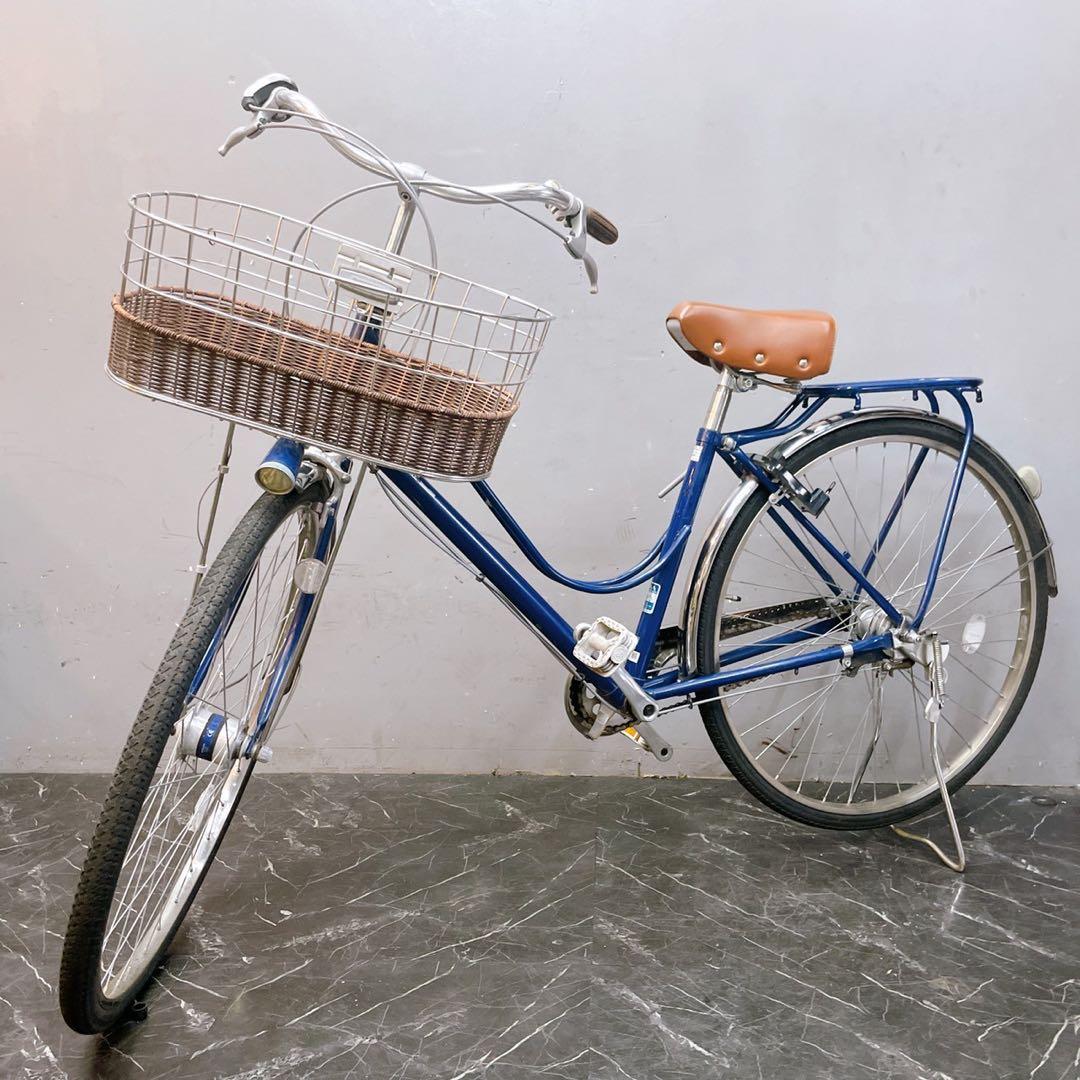 【970】《限定価格》一般車 シティー車 ブリヂストン cajuna ブルー