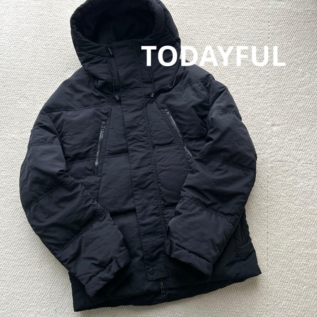 TODAYFUL フーディーダウンジャケット 38 TODAYFUL 「Ultralight Goose Jacket」 size 36 / 38 color black