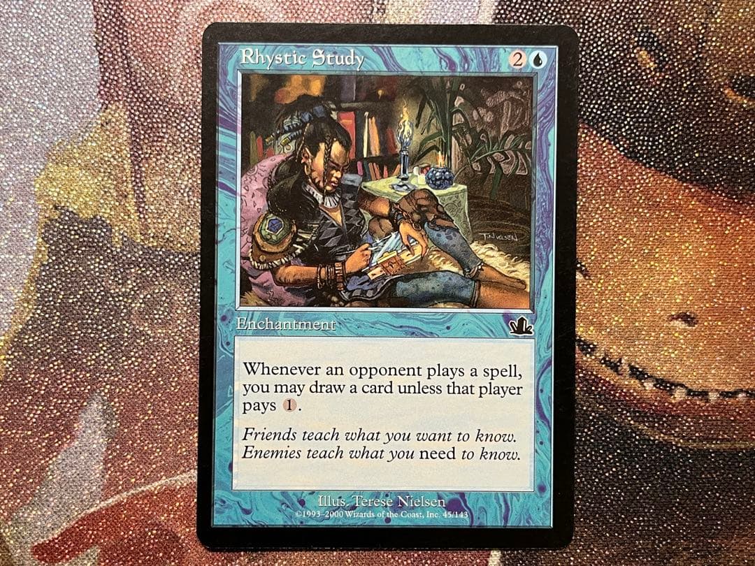 MTG】リスティックの研究/Rhystic Study EN 英語版
