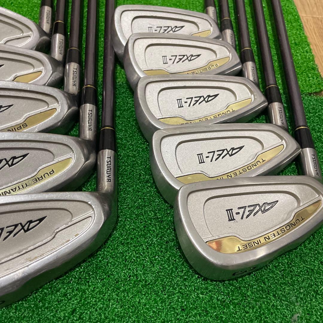 ツルヤゴルフ アクセル3 AXEL3 アイアンセット レフティ レフティー 左