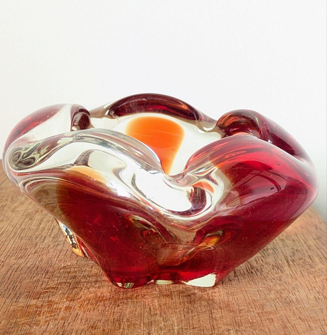 Vintage/ムラーノガラス/ベネチアンガラス/トレイ小物入れ インテリア