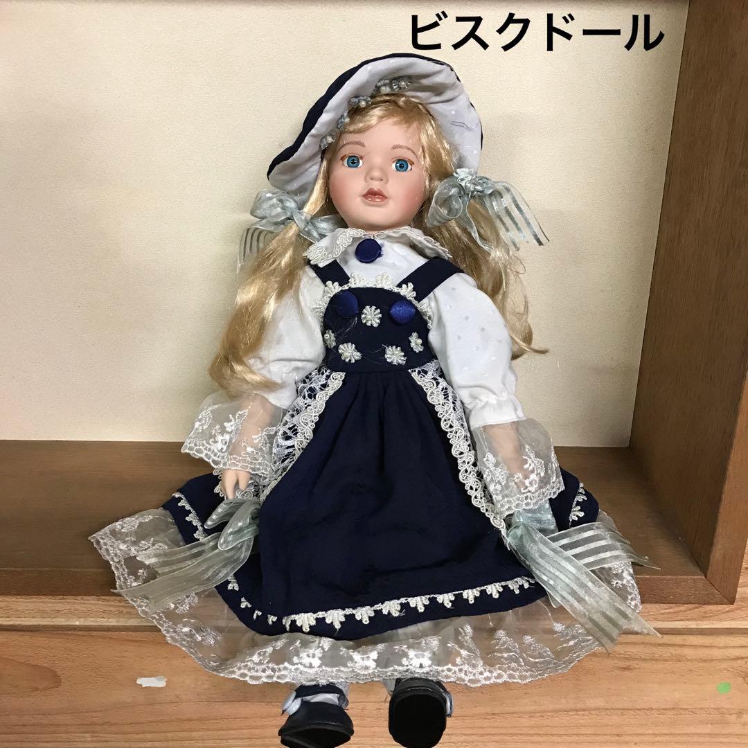 ビスクドール アンティークドール フランス人形 39cm - メルカリ