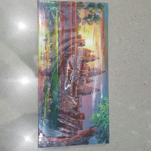 カンボジア産、絵画(油絵) カンボジア（絵画）｜美術、工芸品 | 楽器、手芸、コレクション の