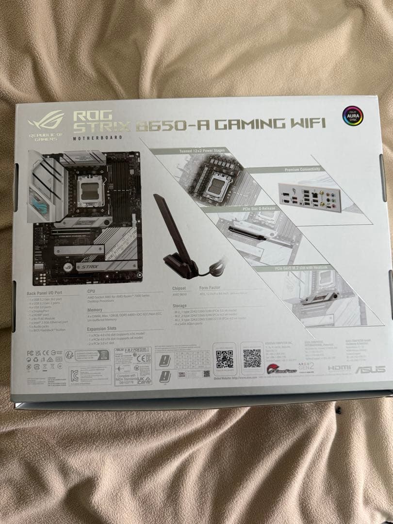 ROG STRIX B650-A ＋ m.2 SSD(2.5TB)