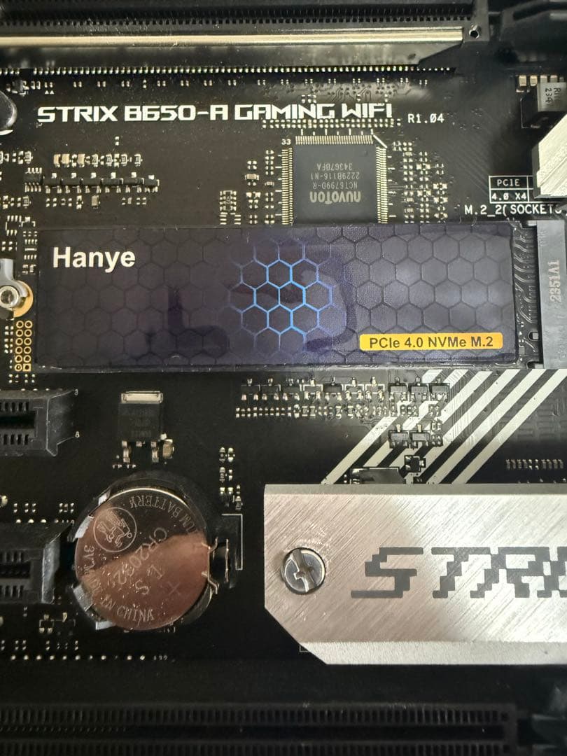 ROG STRIX B650-A ＋ m.2 SSD(2.5TB)