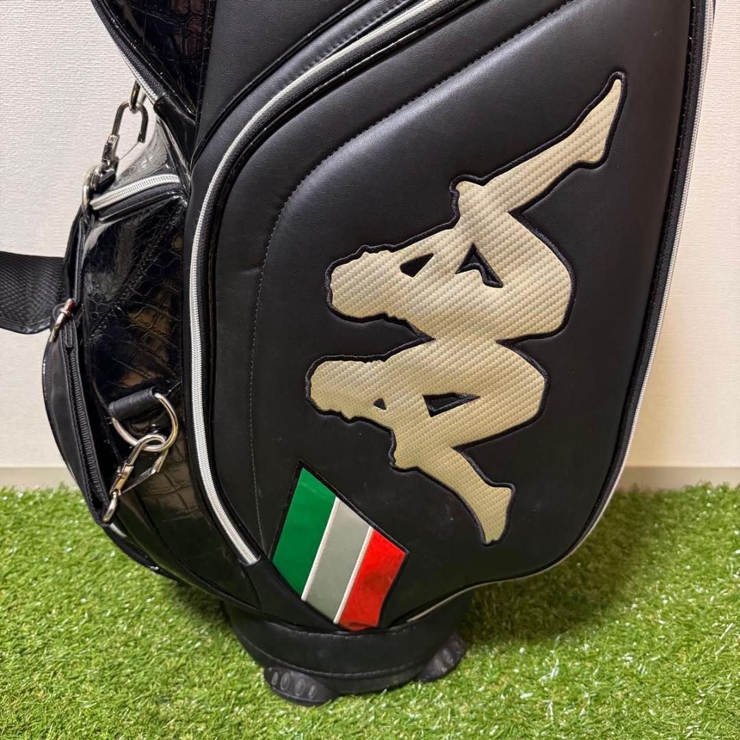 Kappa カッパ キャディバッグ ゴルフバッグ イタリア 3点式 革製