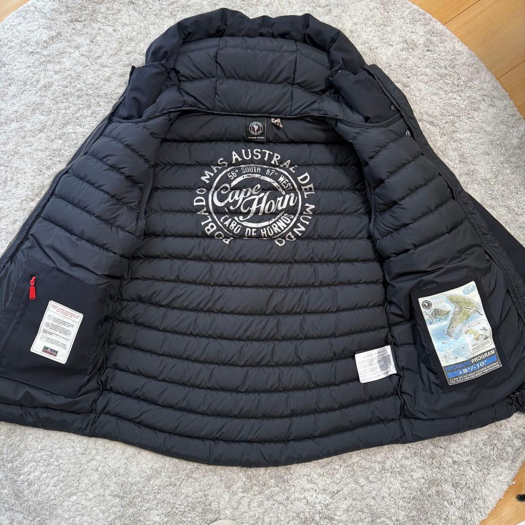 極美品】42サイズ ケープホーン CASABLANCA ダウンコート 黒 - メルカリ