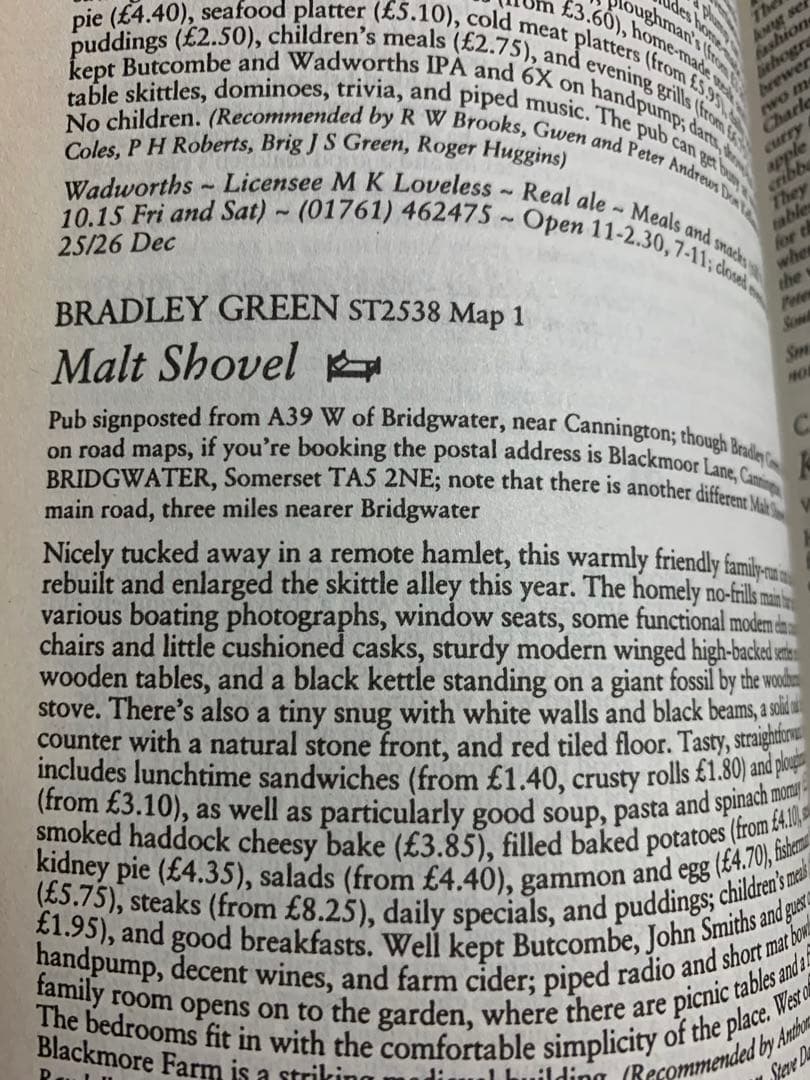 入手不可能！The1996GoodPubGuide英国5000件以上のパブガイド