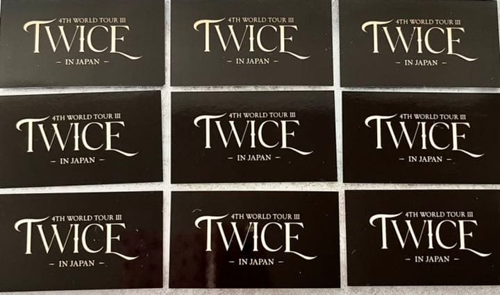 TWICE 特典 メッセージカード コンプ Celebrate 東京ドーム - メルカリ