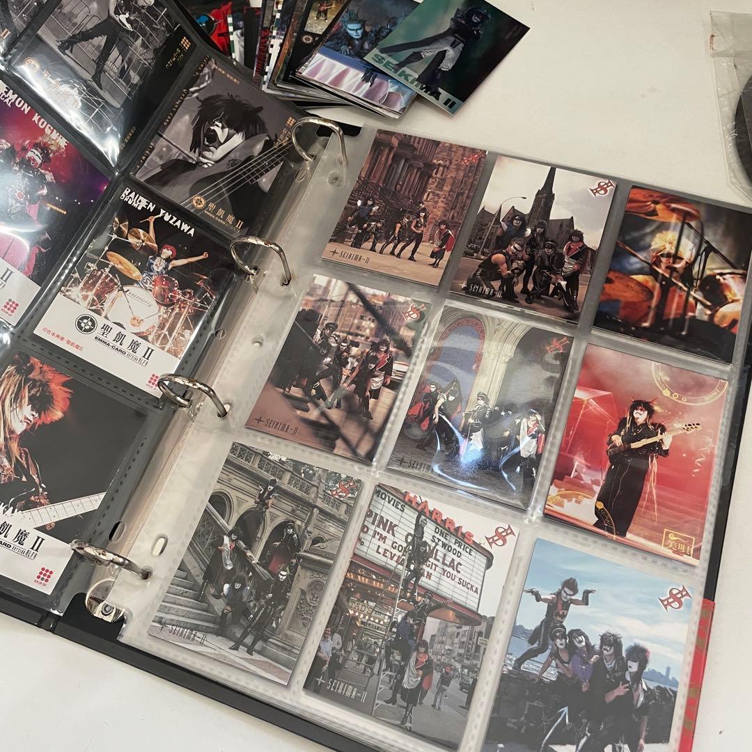 9. 聖飢魔II トレカ カード バインダー ステッカー うちわ グッズ まとめ