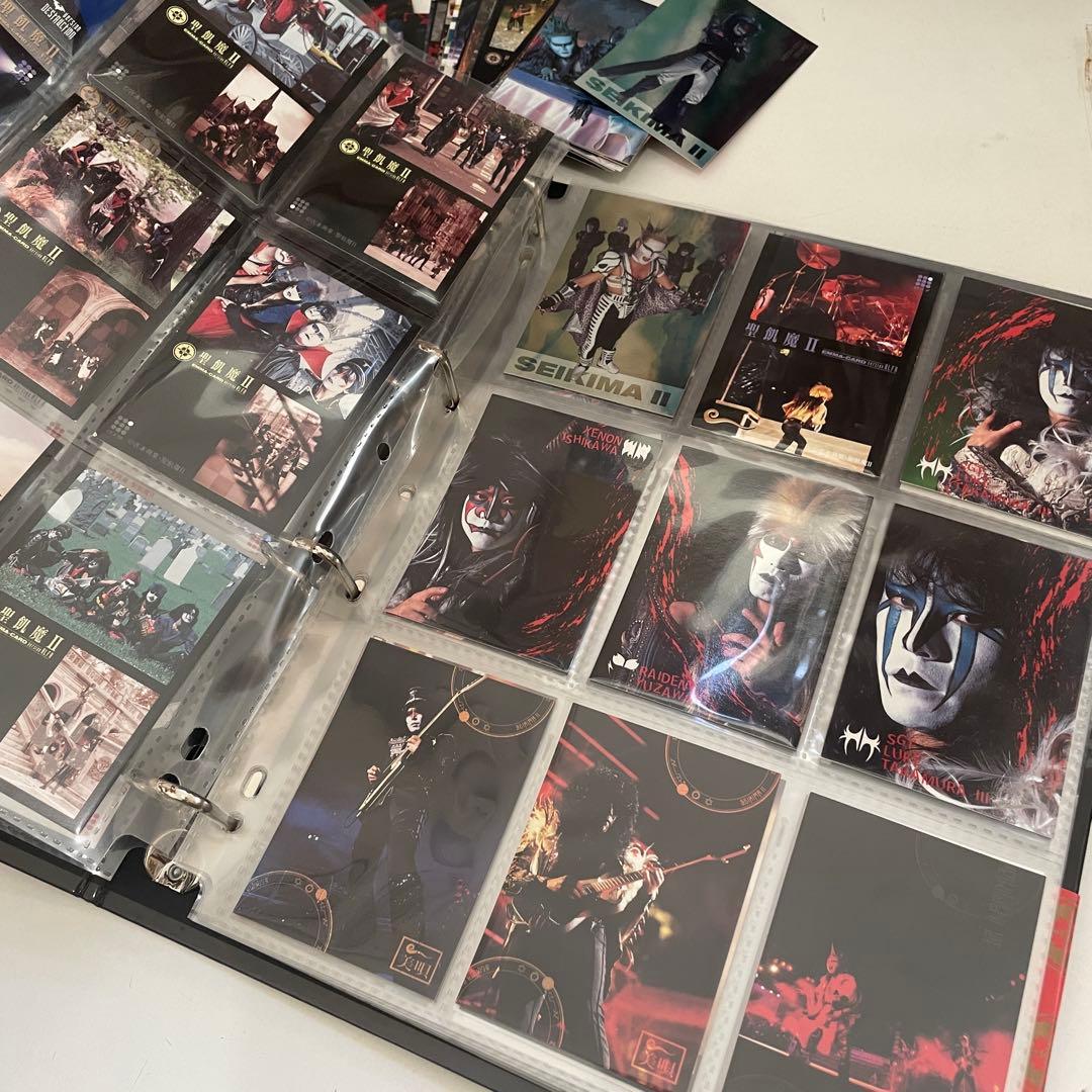 9. 聖飢魔II トレカ カード バインダー ステッカー うちわ グッズ まとめ
