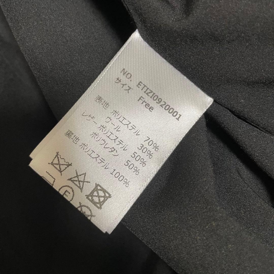 LA BELLE ETUDE 異素材切替ライダースレザージャケット - メルカリ