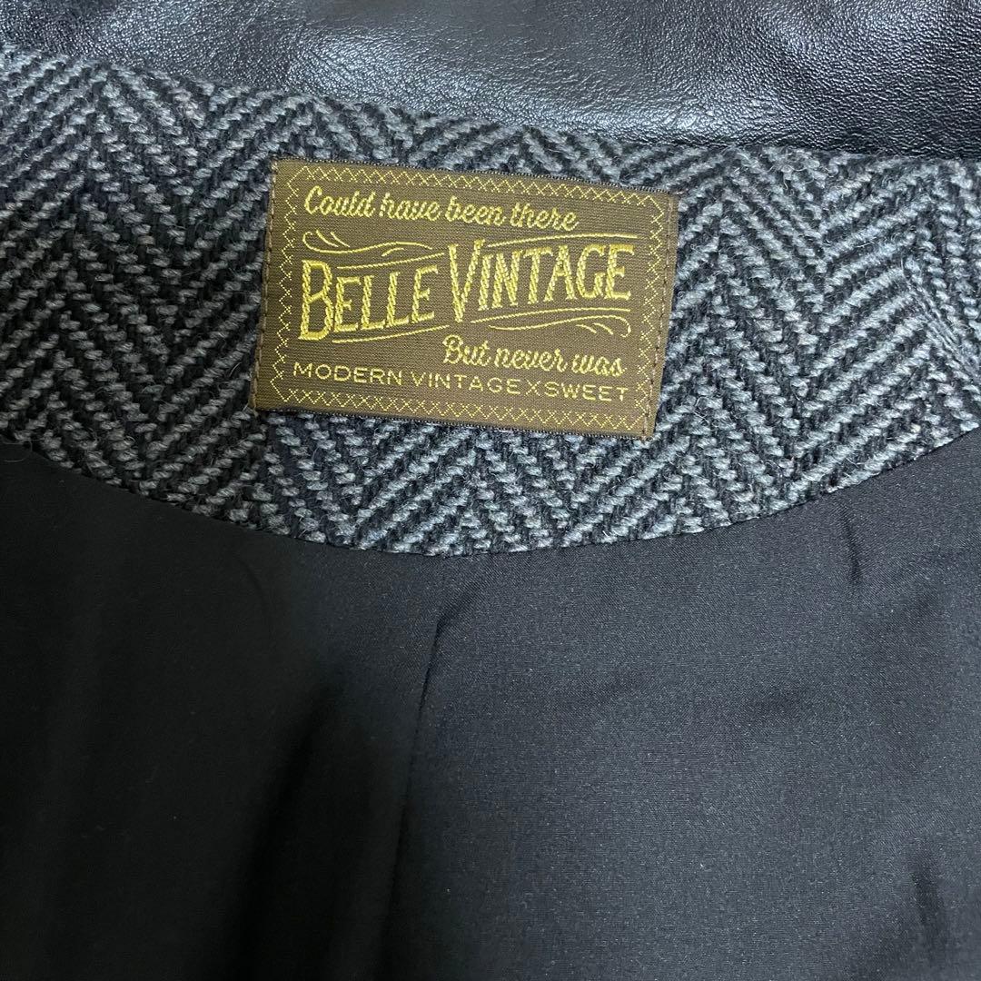 LA BELLE ETUDE 異素材切替ライダースレザージャケット - メルカリ