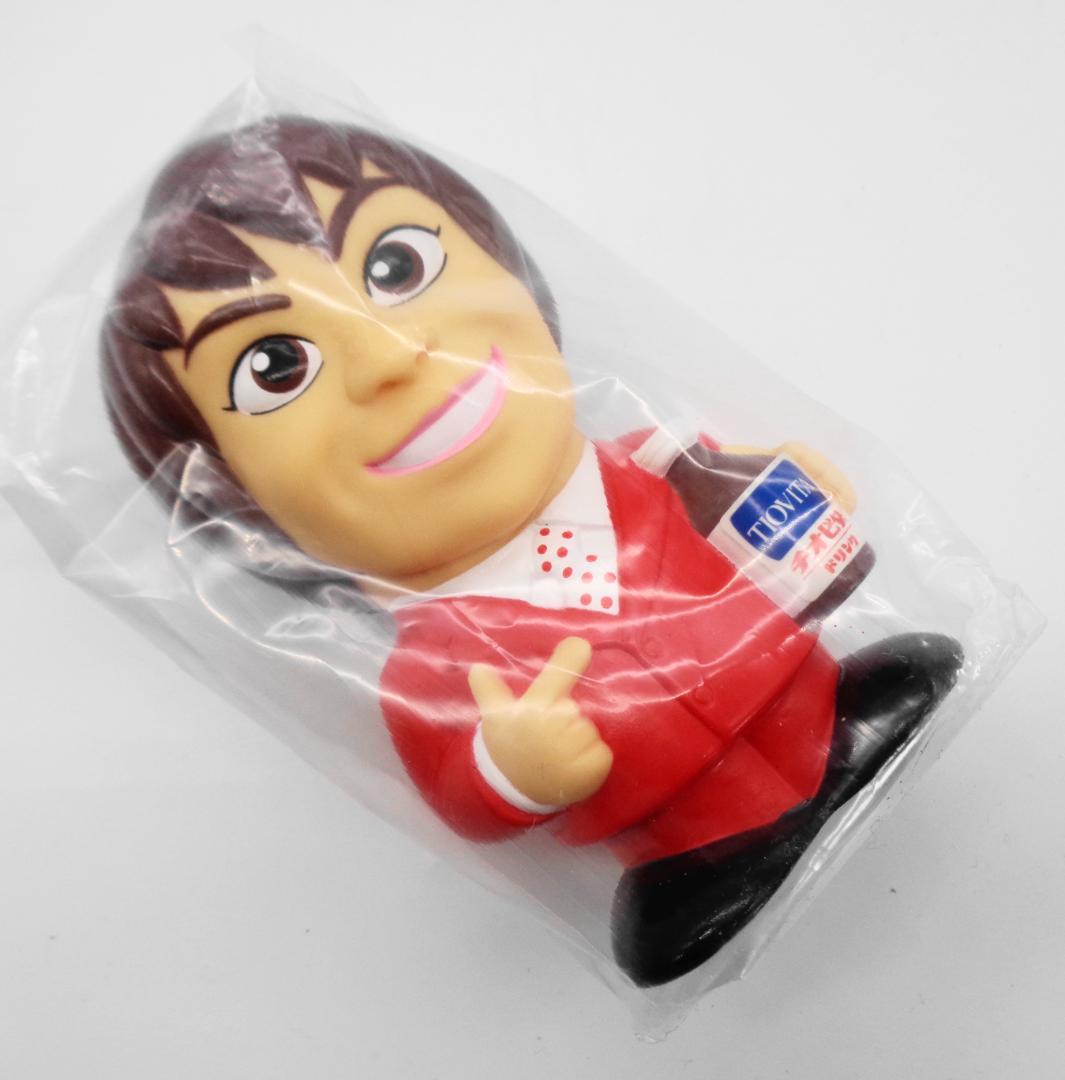 〖非売品チオビタ懸賞品〗きよしこの夜プレゼント氷川きよしソフビ貯金箱＋ストラップ