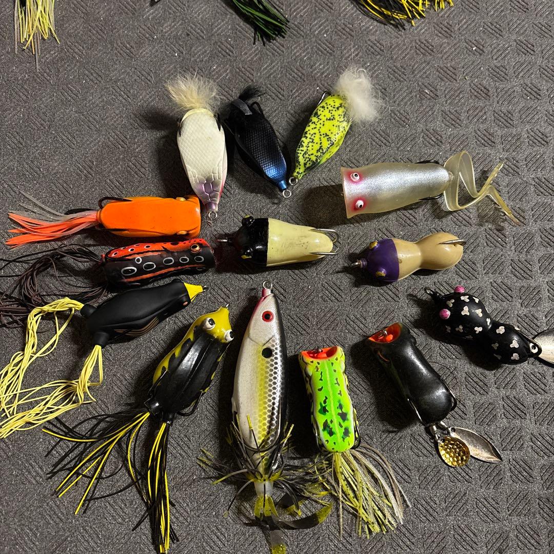 デプス、津波　OSP 等　フロッグルアーセット 14個 Amazon.co.jp: Croch フロッグ ルアー カエル 18個入り トップ