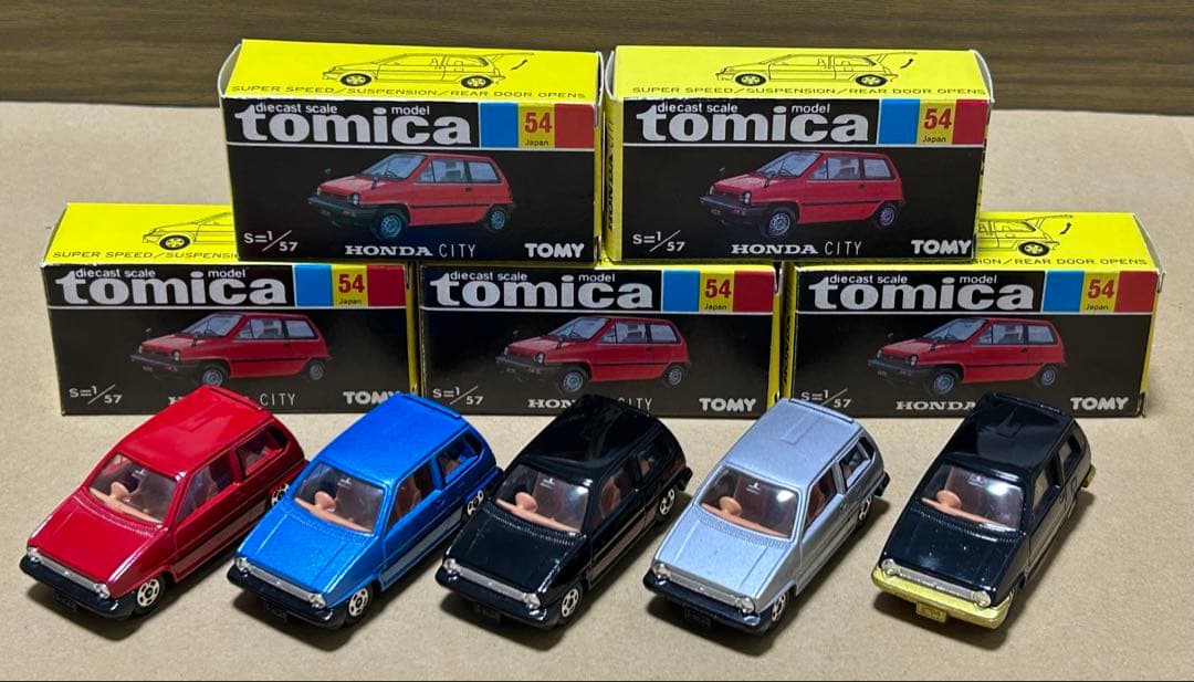 日本製 トミカ ホンダ シティ 5台セット 35 ホンダ シティ ターボⅡ｜トミカプレミアム｜tomica｜トミカ