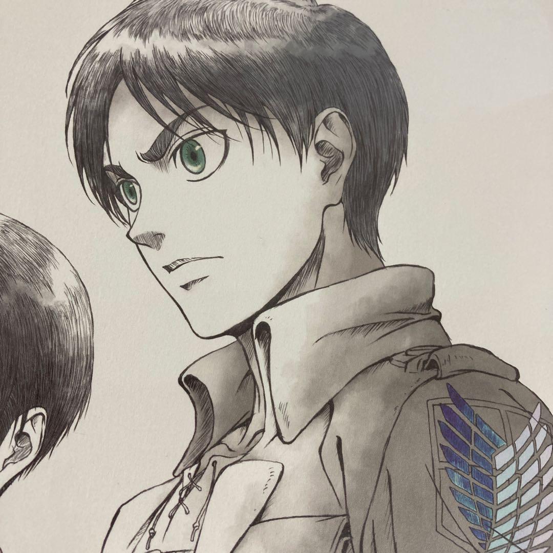 進撃の巨人　リヴァイ　色紙　WITSTUDIO 原画展