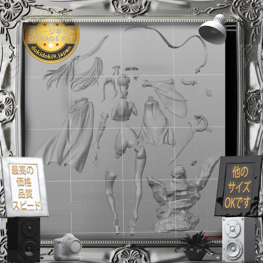 ガレージキット 1/10 ドラッグオンドラグーン ゼロ 美少女 未塗装未