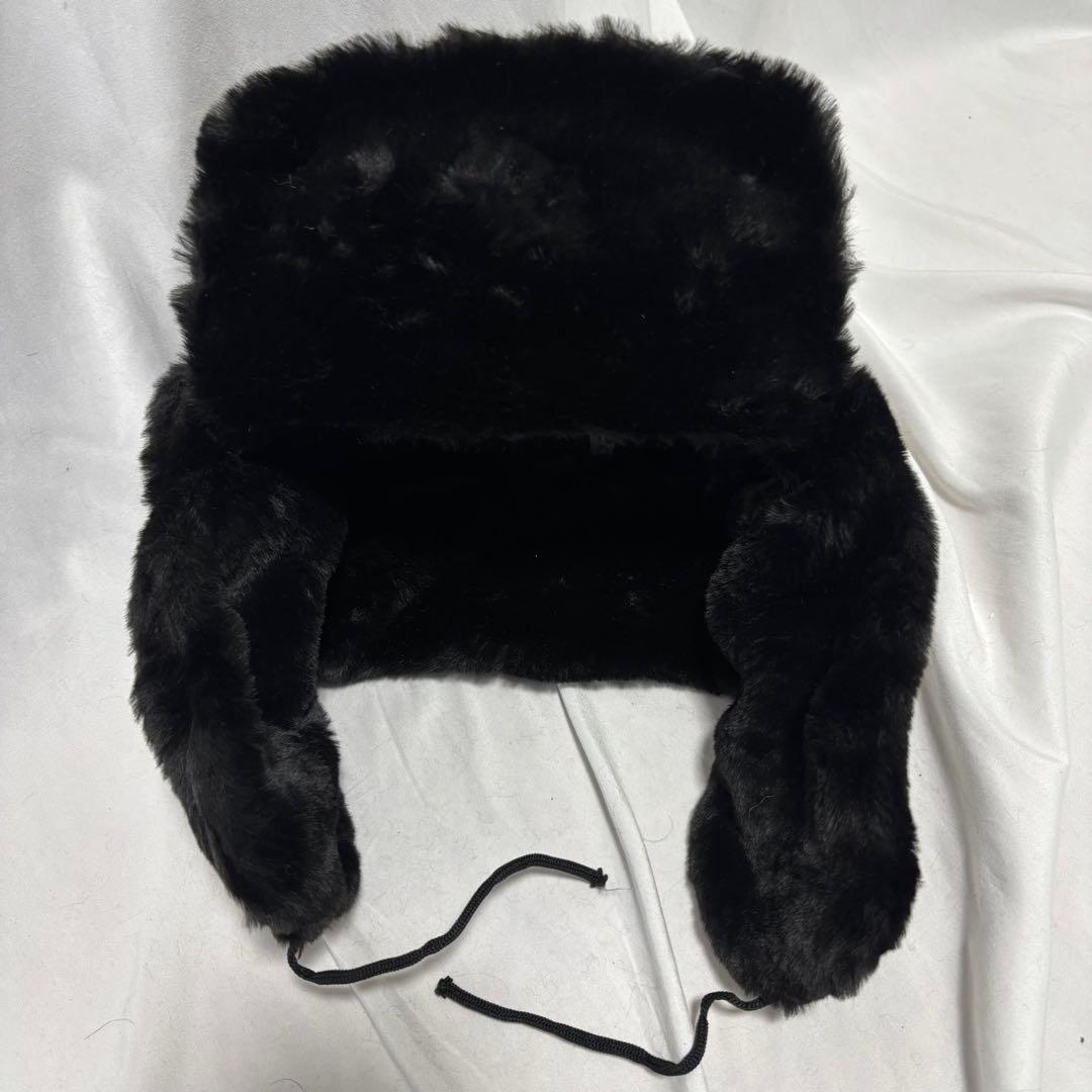 ソ連軍 ロシア軍 ウシャンカ 帽章付き フライトキャップ 防寒帽