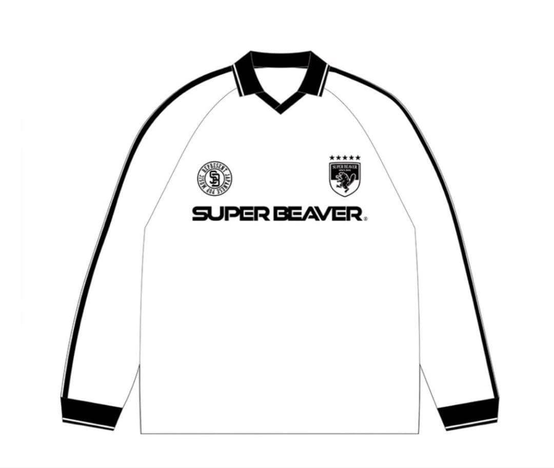 【新品未使用】SUPER BEAVER サッカーシャツ ホワイト