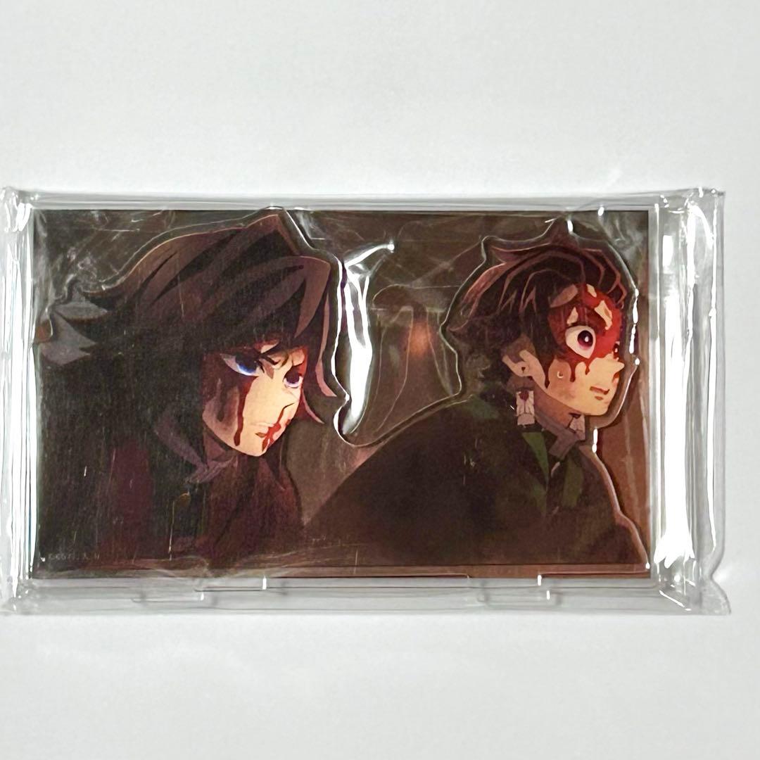 【鬼滅の刃】　冨岡義勇　竈門炭治郎　場面写アクスタ　缶バッジ　コースター　ポスカ