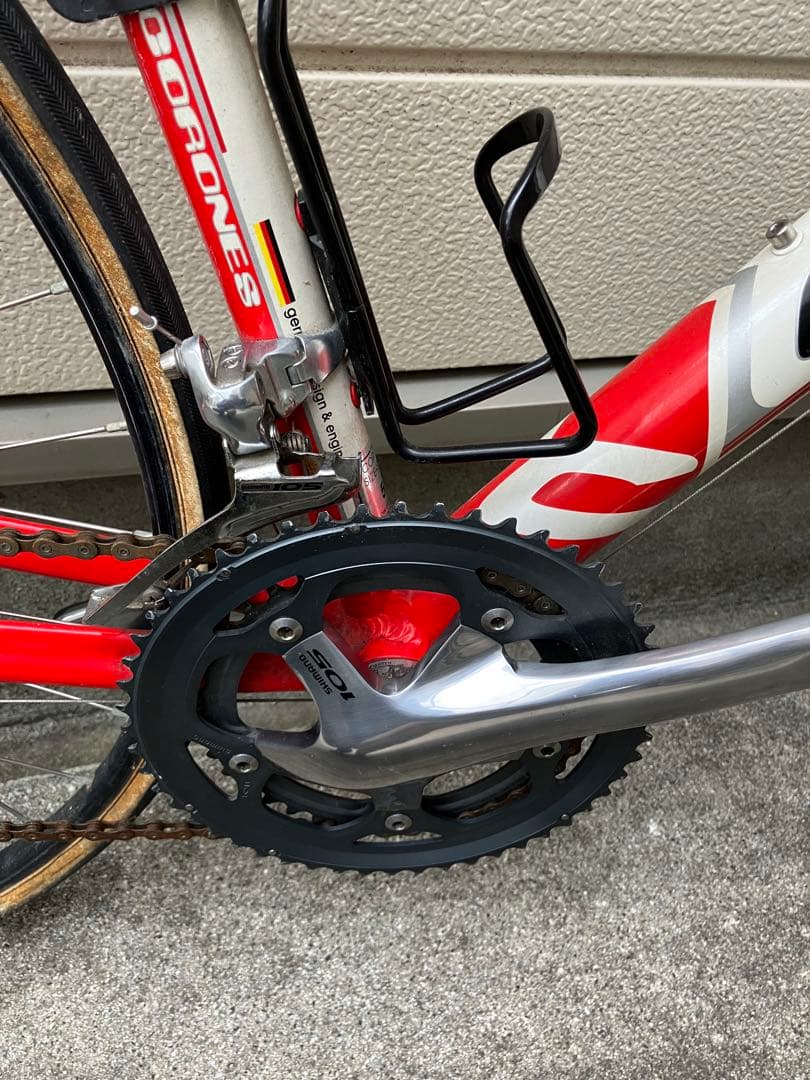 ロードバイクcorratec現状品、used品、長期自宅保管品タイヤ交換必要