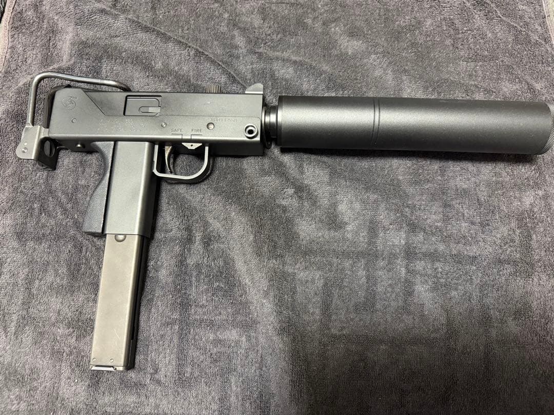 KSC M11A1 ABS ガスブロ ビッグサイレンサ付き ガスガン マシンガン