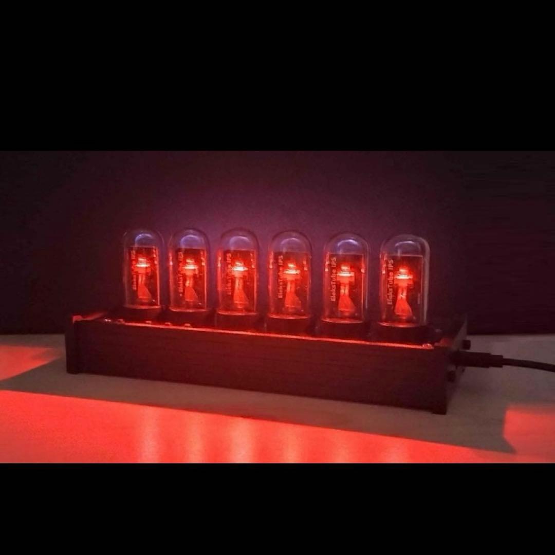 ニキシー管風液晶デジタルクロック EleksTube IPS - メルカリ