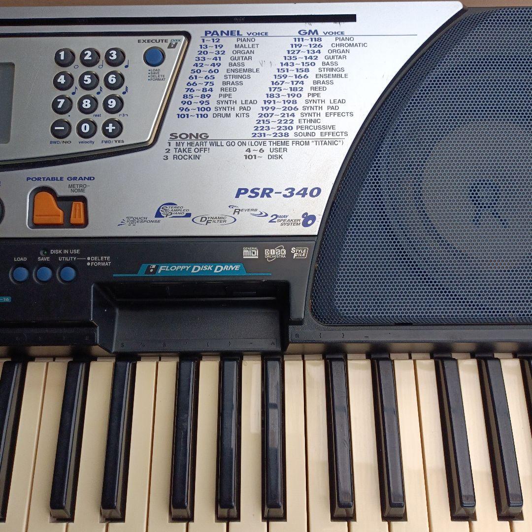 Yamaha PSR-340 電子キーボード 61鍵 - メルカリ