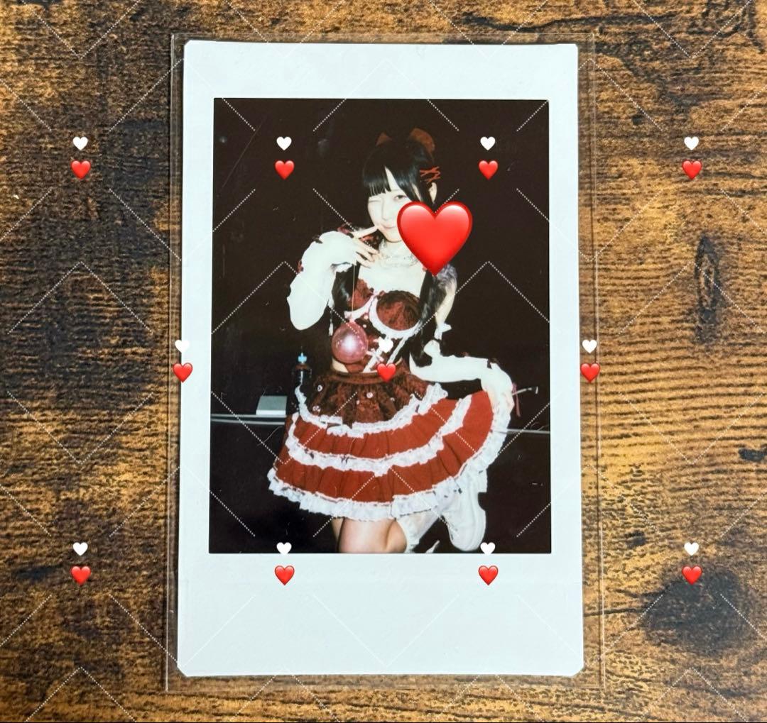 きゅるりんってしてみて 逃げ水あむ らぶきゅん衣装 チェキ - メルカリ