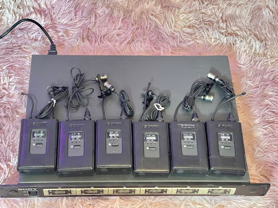 同時6chセット】SONY ワイヤレスマイク MB-806 / WRT-820 - メルカリ